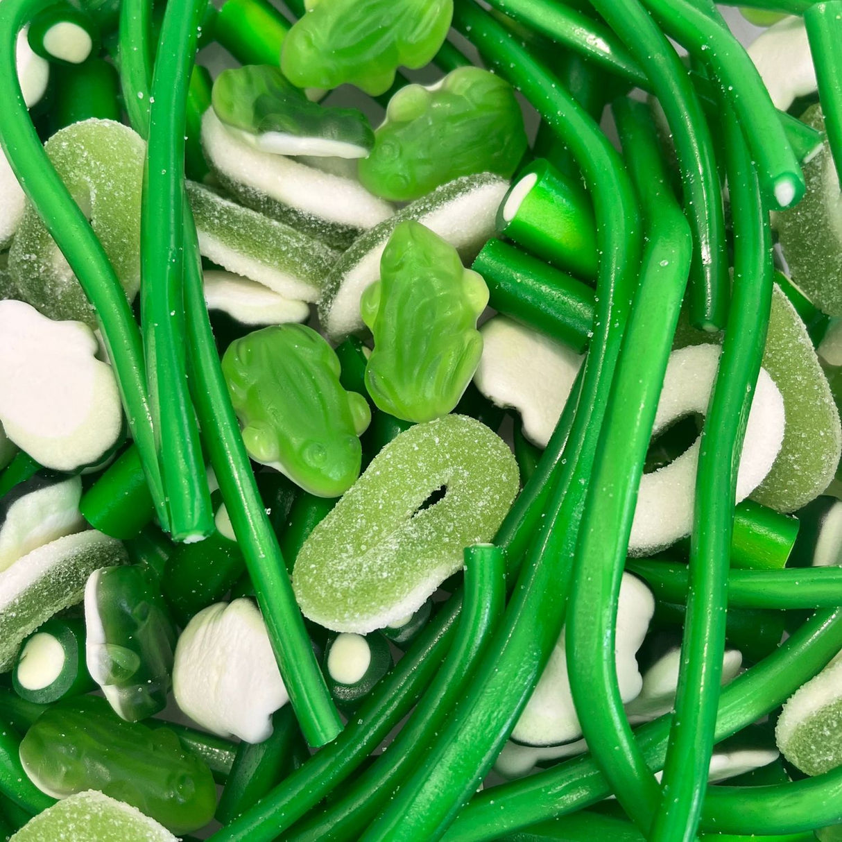 Süß-saure grüne Explosionsmischung