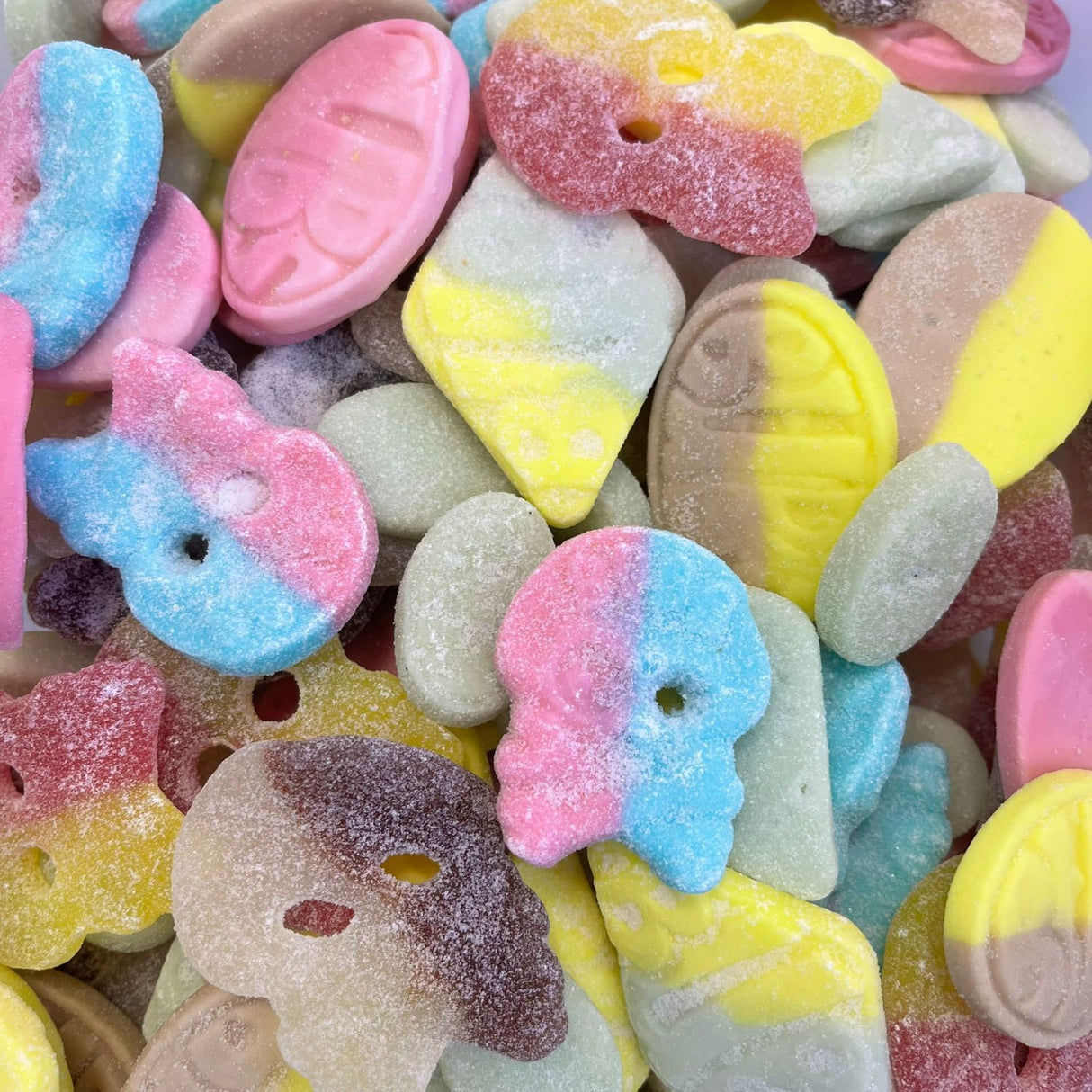 Süß-saure Bubs Skandinavische Süßigkeitenmischung