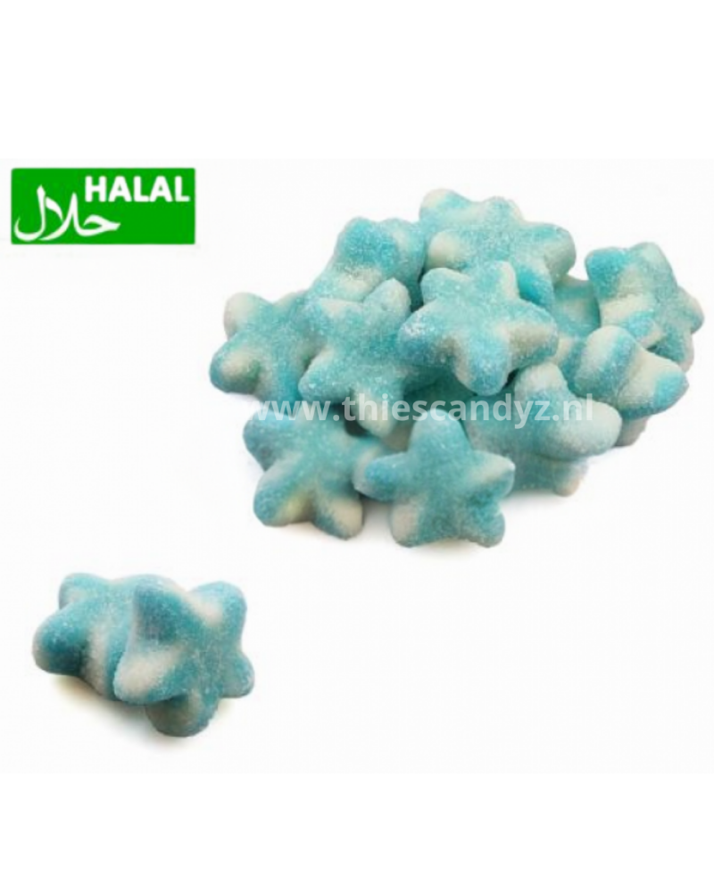 Étoiles bleues torsadées