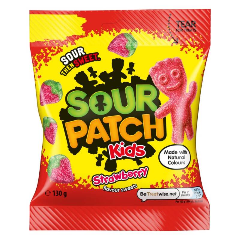 Sour Patch Kids Erdbeerbeutel 130g