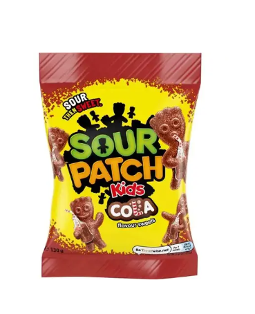 Sour Patch Kids Cola Beutel 130g Mindestens haltbar bis 13.04.2024