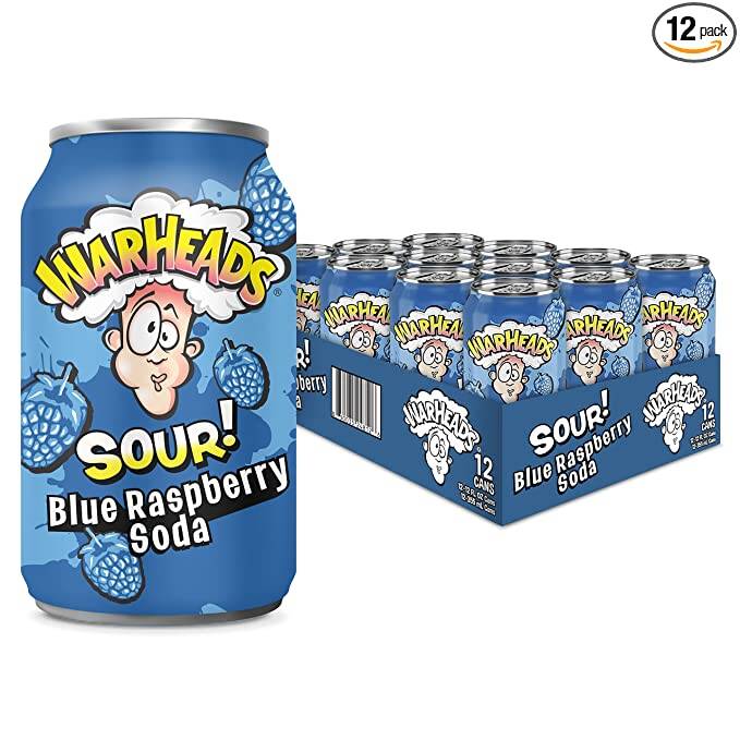 Warheads Saure Blaue Himbeere 12x355ml