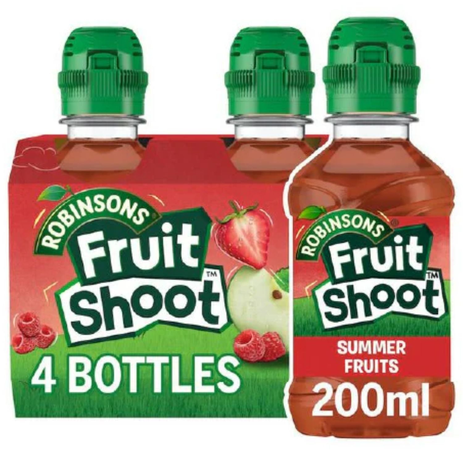 Robinsons Fruit Shoot Summer Fruits 4-pack 200ml drank, Amerikaans frisdrank bij ThiesCandyz
