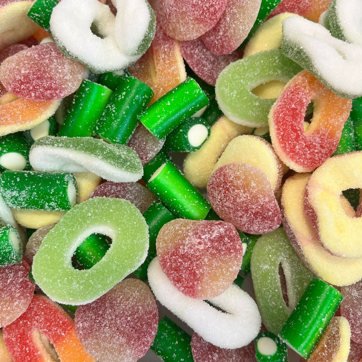 Apfel-Pfirsich-Mischung