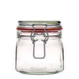 Gevulde Snoeppot met Logo – Vierkante Weckpot 630ml