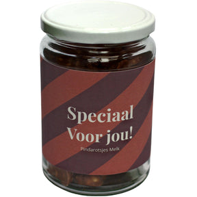 Speciaal voor jou! Pindarotsjes Melk - Thiescandyz