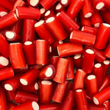 Saure Bonbons mit blauer Zunge