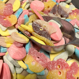 Süß-saure Bubs Skandinavische Süßigkeitenmischung