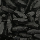Saure Bonbons mit blauer Zunge