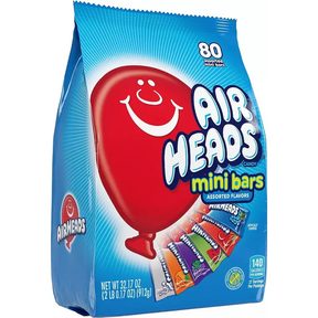 Airheads mini bars Amerikaans snoep mix assortiment in grote verpakking, te koop bij ThiesCandyz