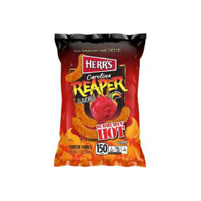Herr's Carolina Reaper Flavored Cheese Curls, pittige Amerikaanse snack, ThiesCandyz