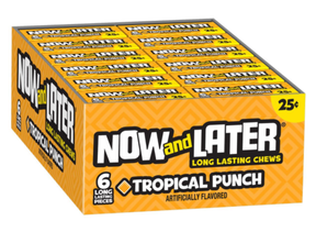 Now and Later Tropical Punch snoep, Amerikaans, 24 x 26g doos, ThiesCandyz webshop