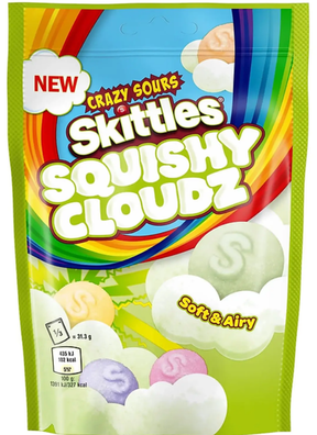 Skittles Squishy Cloudz Crazy Sours 94g - Thiescandyz